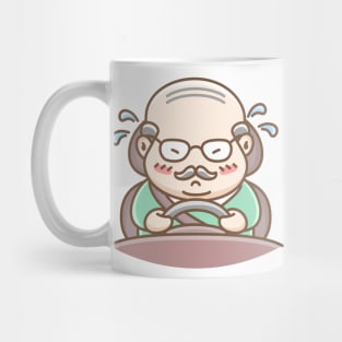 Grandpa drive a car Mug